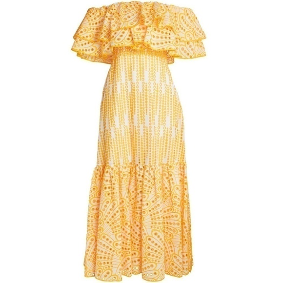 Charo Ruiz Isabella Maxi Dress Yellow - Picture 9 of 10